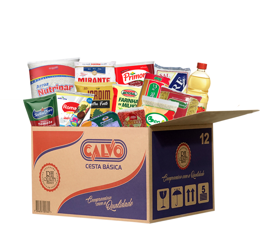 cesta básica girassol